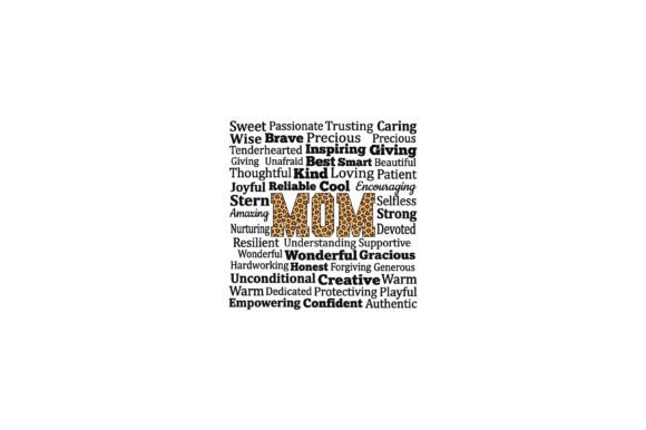 Mom Word Art Graphics for Crafts