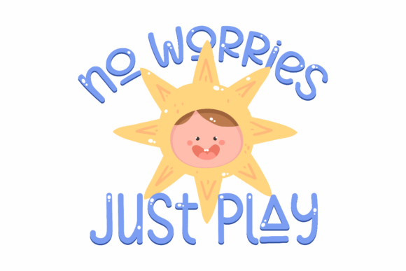 No Worries Play Graphics for Crafts
