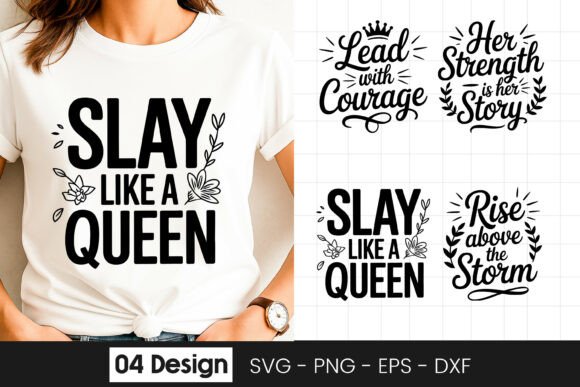 Slay Like a Queen Graphics for Crafts