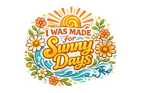 Sunny Days Summer Graphics for Crafts